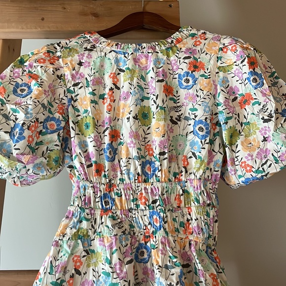 enmerci Bubble hem Flower Garden floral dress. Sz M - Picture 4 of 12